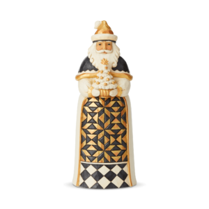 Jim Shore - Black and Gold Santa