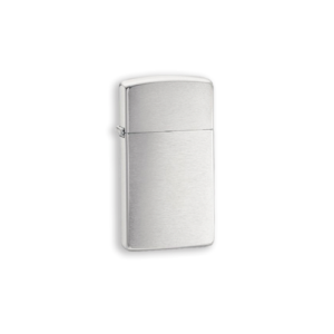 Zippo Lighter - Brushed Chrome Slim