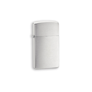 Zippo Lighter - Brushed Chrome Slim