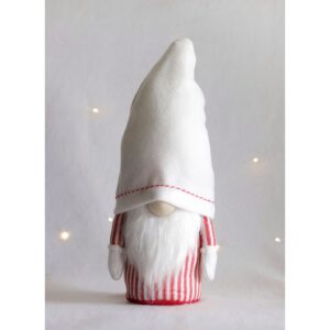 Red and White Striped gnome 33cm