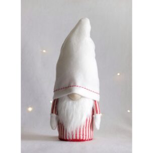 Red and White Striped gnome 33cm