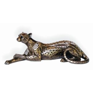 Bronze Cheetah - Resting 25cm