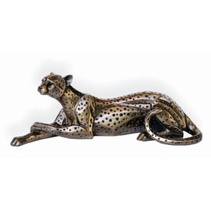 Bronze Cheetah - Resting 25cm