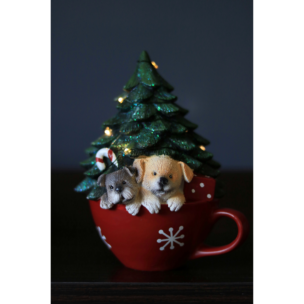 Dogs in Teacup - Light up