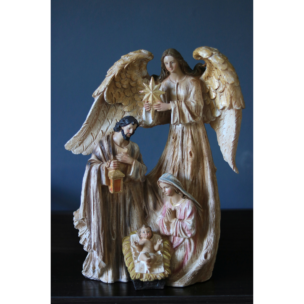 Cream Nativity 33cm