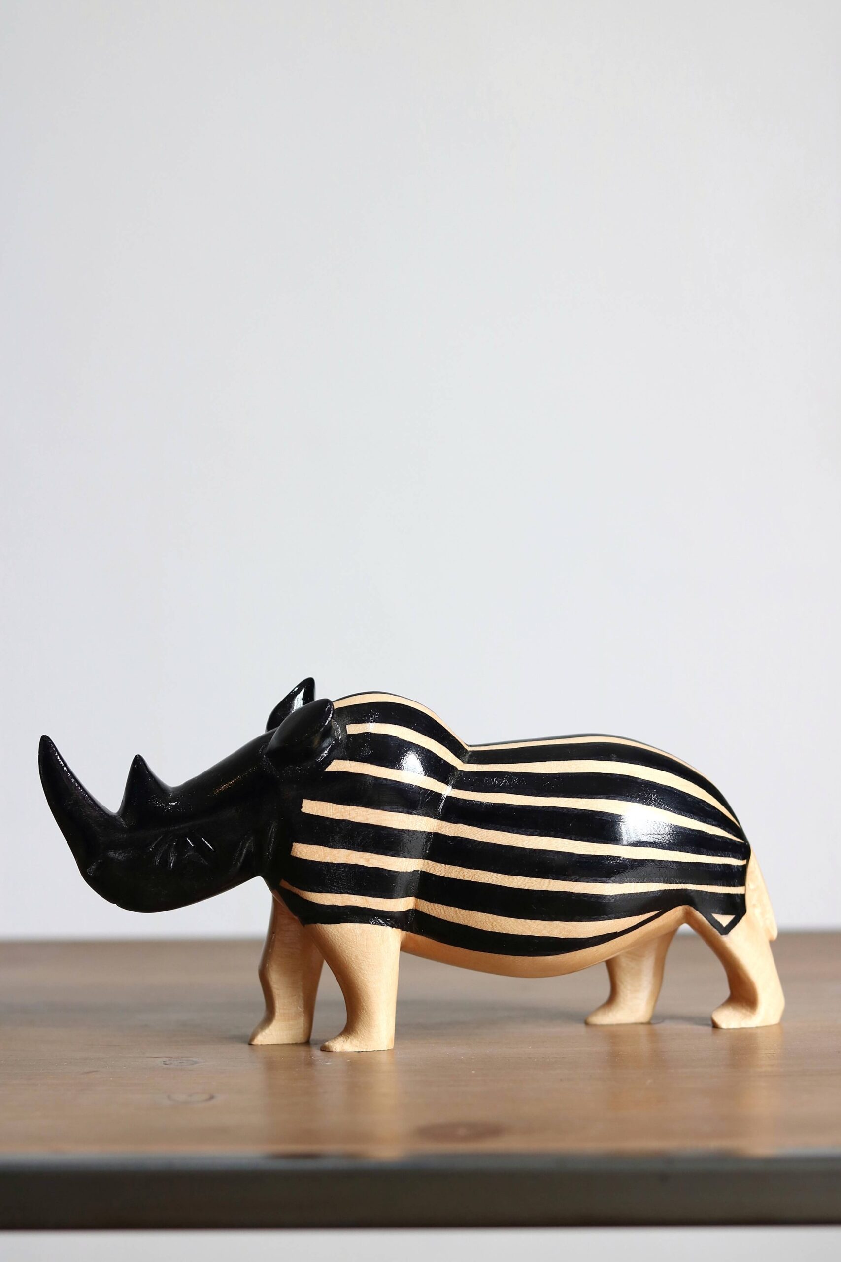 Hand-carved Striped Animal Combo (3) - Image 4