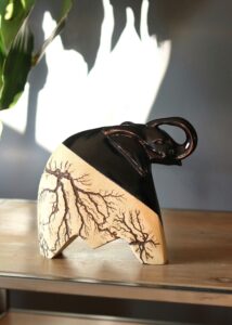 Handmade Elephant - Black