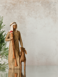 Shepherd with Bagpipe and Goat (Zampognaro)