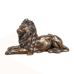 Bronze Lion Resting