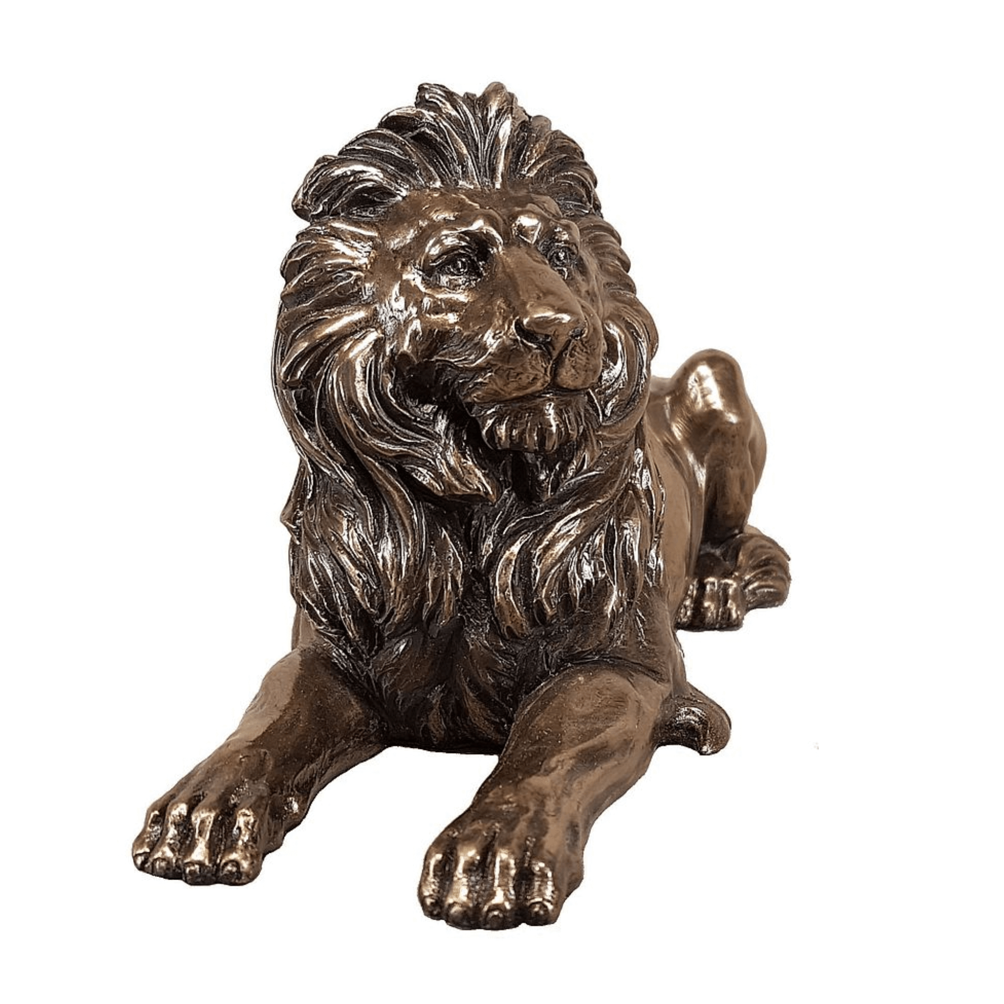 Bronze Lion Resting - Image 2