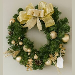 Wreath - Gold detail - 40cm