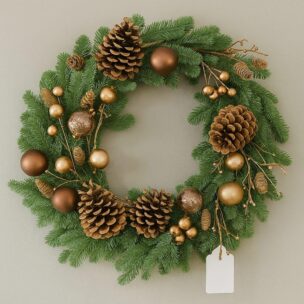 Wreath - Bronze & Gold 60cm