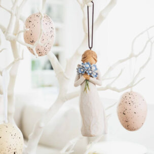 Willow Tree Hanging Ornament - Forget Me Not