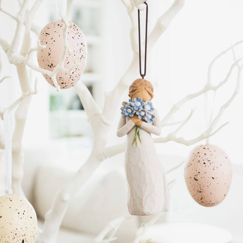 Willow Tree Hanging Ornament - Forget Me Not