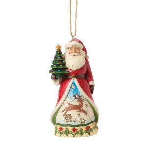 Santa with Vintage Tree