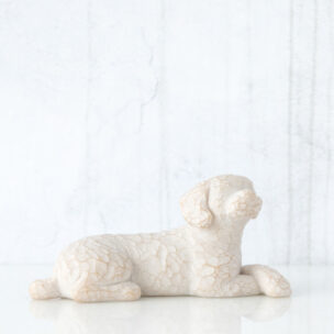 Willow Tree - Love my Dog (small, lying down)